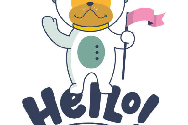 萌趣宇航员狗印花图案，打造个性服装设计