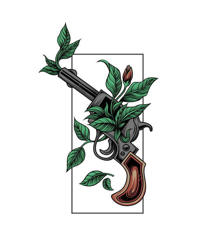 复古枪花裁片印花：打造独特服装设计