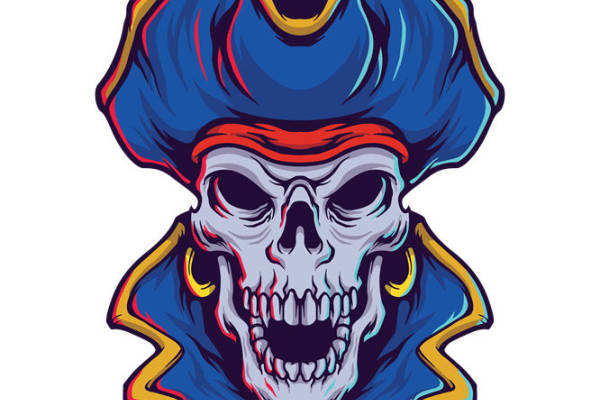 骷髅海盗帽：服装印花裁片设计灵感