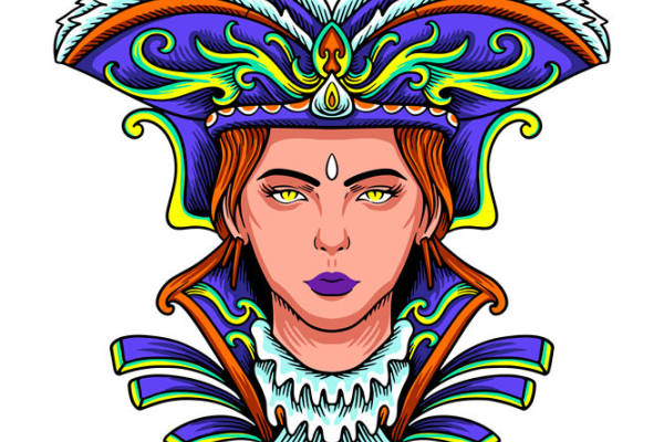 复古华丽花型裁片印花,打造独特服装设计