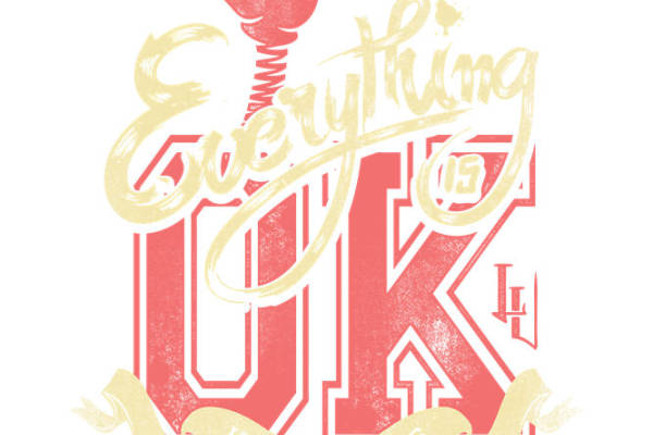 复古手写风服装印花图案，打造个性时尚