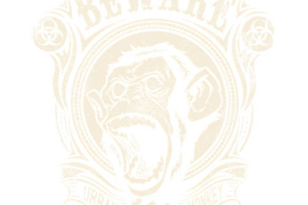 狂野都市猴子印花:服装印花新选择