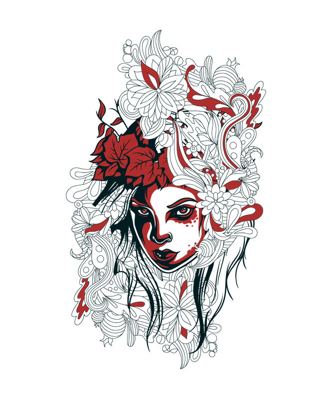 神秘花型裁片印花：打造独特服装设计