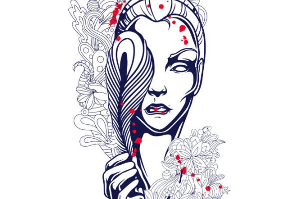 复古风花型裁片印花,打造个性服装