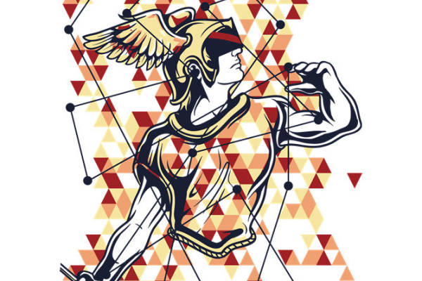 复古战士裁片印花：独特几何图案服装印花设计