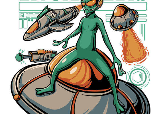 未来外星人裁片印花：独特设计与科技感服装印花