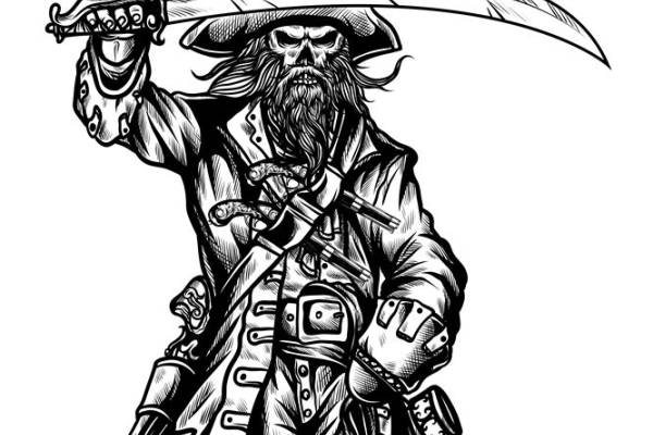 骷髅海盗裁片印花：服装印花新选择