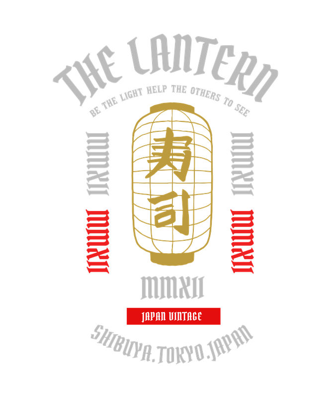 日式灯笼裁片印花：复古风格服装印花