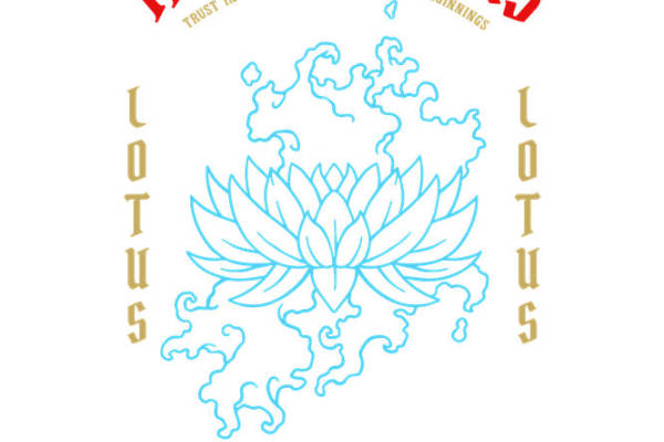 智慧莲花服装印花裁片设计灵感