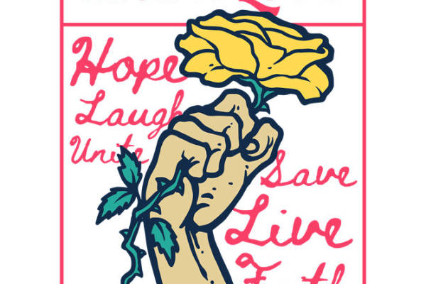 服装印花裁片：传递爱与和平的玫瑰花型