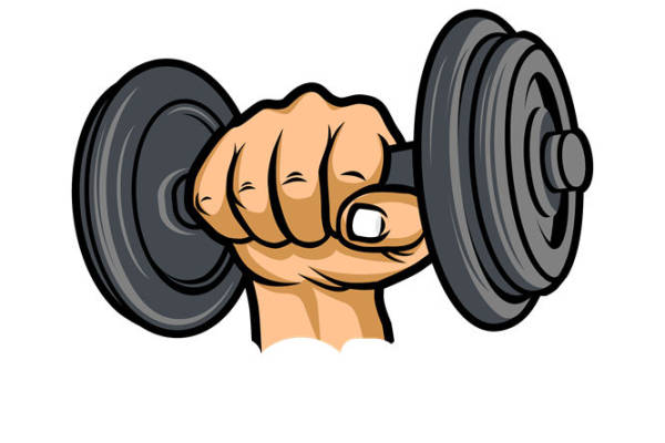 肌肉线条的健身运动服装印花设计