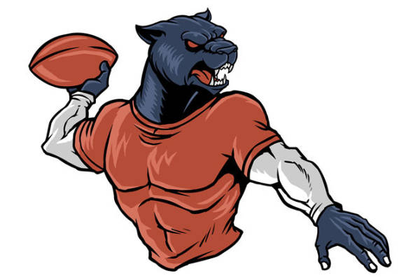 猛兽图案裁片印花：运动风服装印花新选择