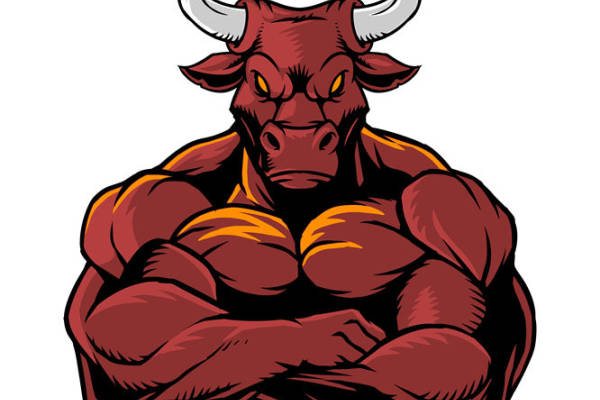 牛头肌肉纹路服装印花裁片素材