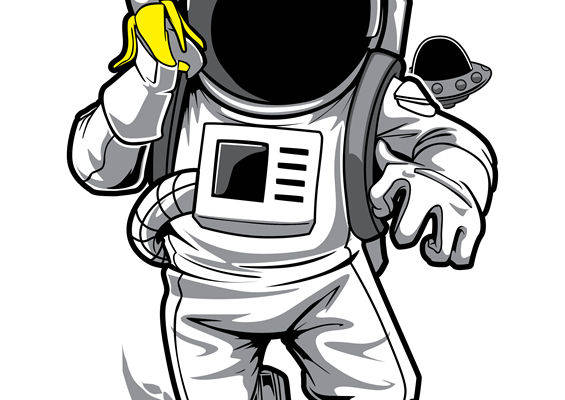 太空宇航员印花：独特设计的服装印花裁片