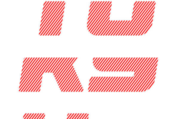 时尚裁片印花：红色条纹纹理服装印花