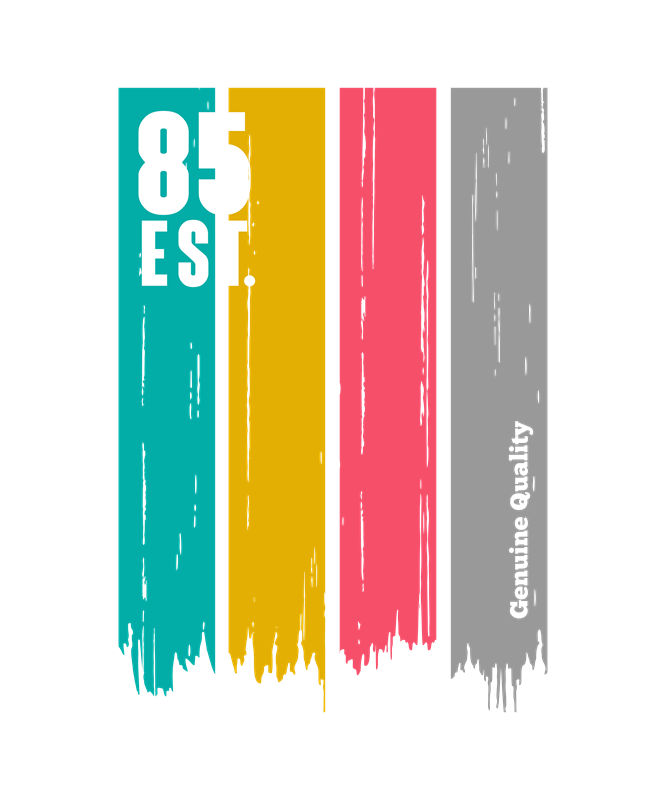 复古风裁片印花:85年经典设计,服装印花新选择