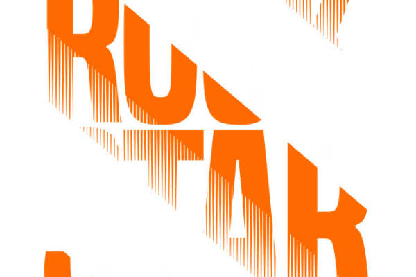 时尚裁片印花:橙色纹理服装印花设计