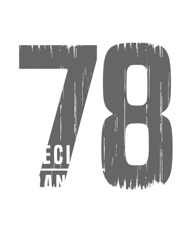 复古风78数字印花图案，适合服装裁片设计