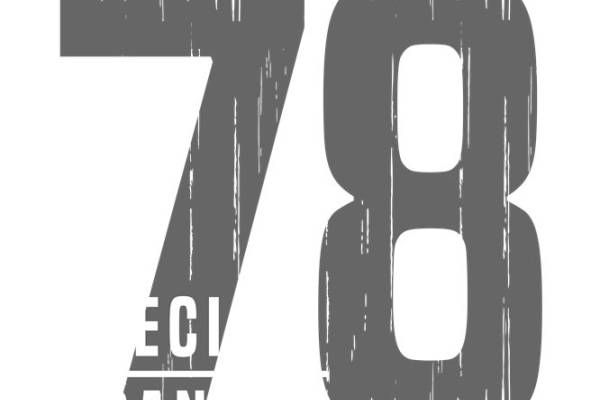 复古风78数字印花图案，适合服装裁片设计