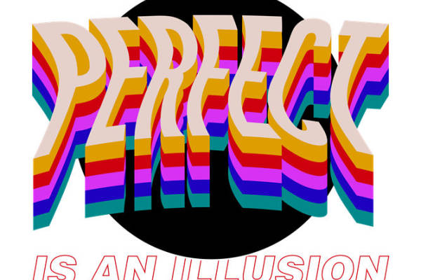 复古彩虹条纹服装印花图案，打造个性时尚