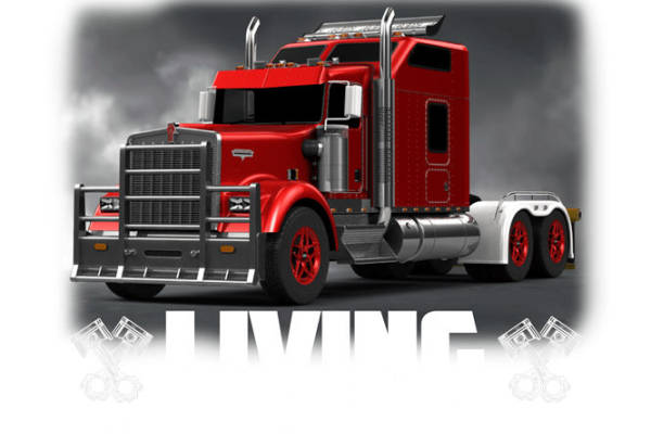 卡车图案裁片印花，彰显个性的服装印花素材