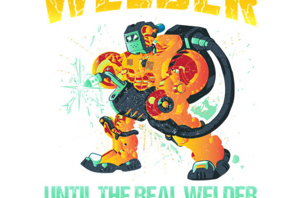 炫酷焊工图案服装印花裁片设计