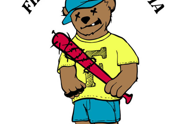 萌趣熊头裁片印花，打造个性服装