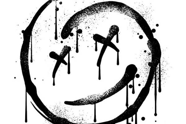 创意泼墨风格服装印花图案设计