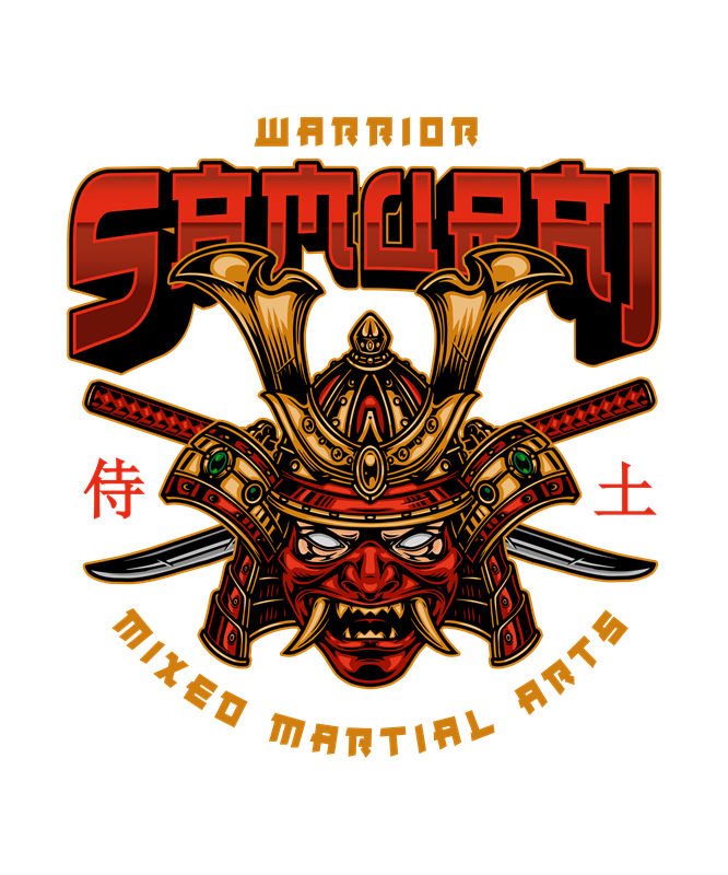 传统武士头盔图案裁片印花，打造独特个性服装