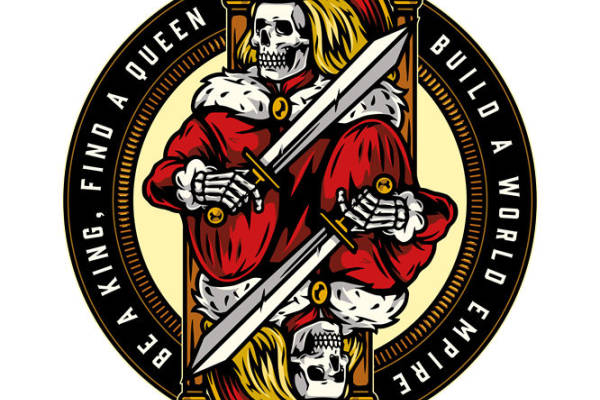 骷髅女王服装印花设计，打造独特个性