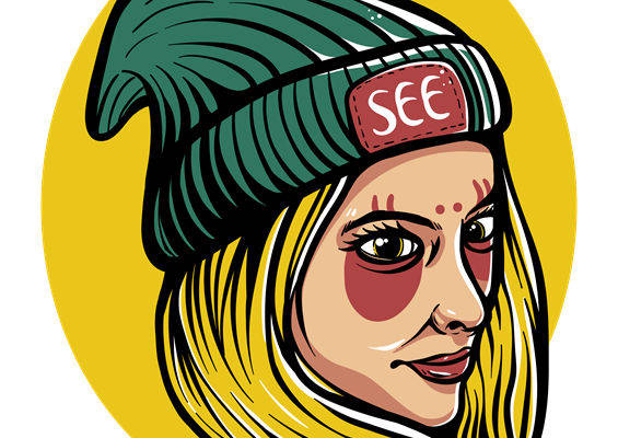 复古绿花型裁片印花，打造独特服装设计