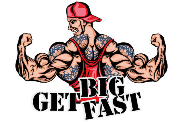 肌肉健美手绘风格服装印花素材