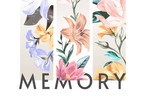 优雅花卉图案服装印花裁片设计