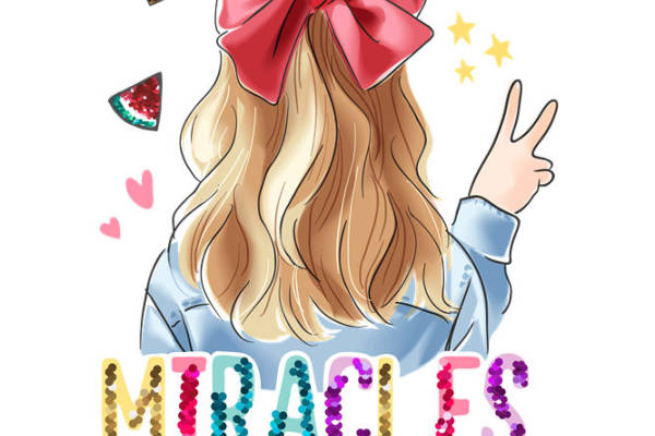 童话般的服装印花裁片:魔法般的奇迹图案