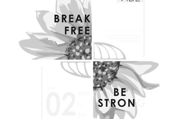 自然风格花卉裁片印花,打造个性服装