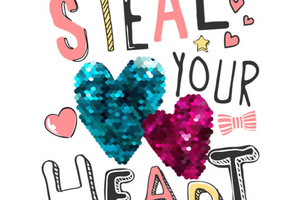 浪漫心形裁片印花:打造个性服装的时尚选择