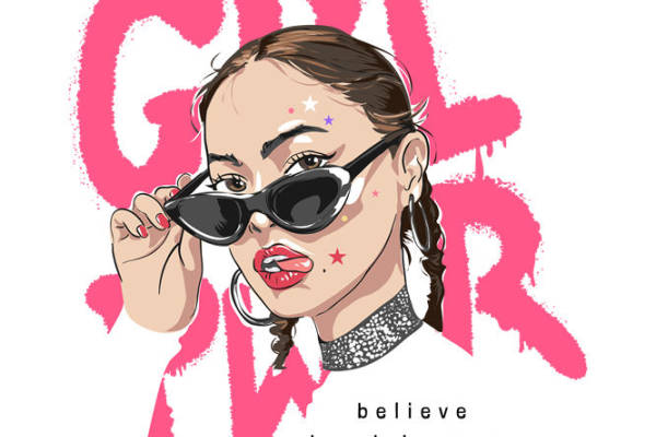 时尚潮流风裁片印花图案，打造个性服装