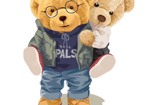 可爱熊印花：打造个性服装的创意裁片印花