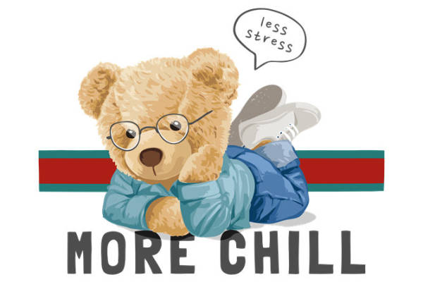 轻松减压，趣味熊印花：服装印花新选择