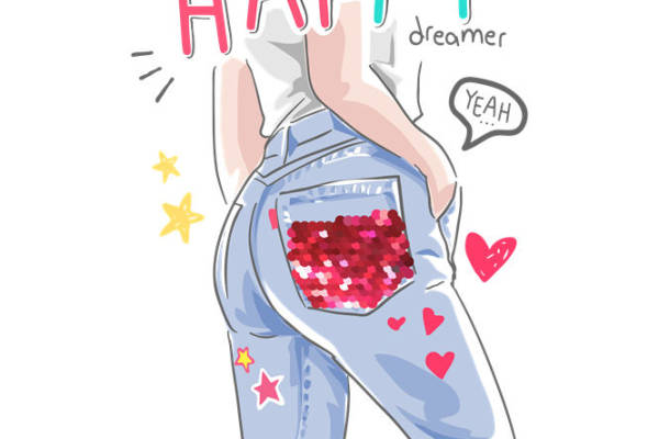 幸福梦游者：服装印花裁片设计