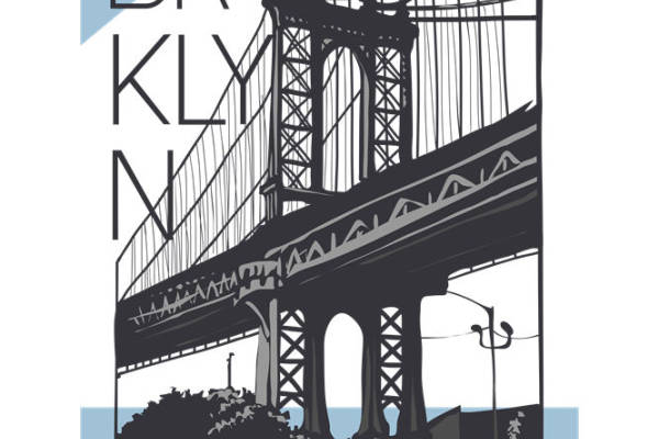 经典布鲁克林桥印花:服装印花新选择