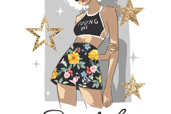 时尚花型裁片印花，打造个性服装