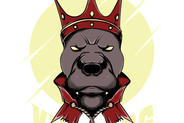 霸气斗牛犬头像印花:服装印花裁片设计灵感