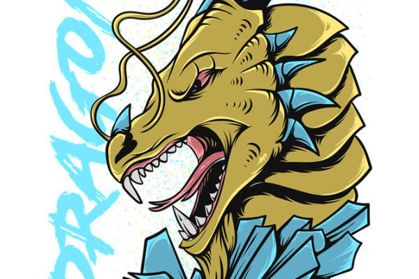 龙头印花图案:服装印花裁片设计灵感