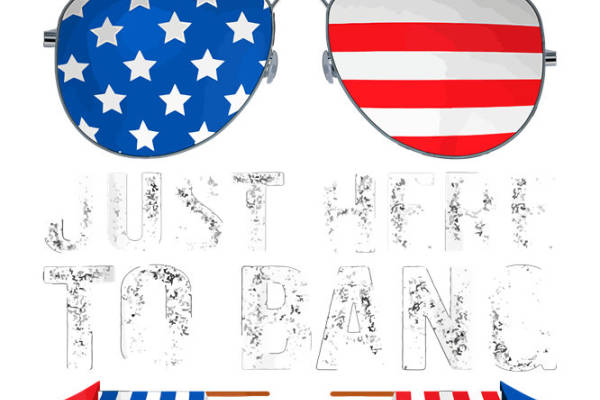 美国国旗图案裁片印花，打造个性服装