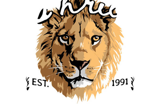 复古狮子头像裁片印花，打造个性服装