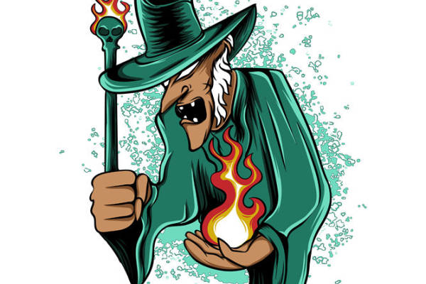 神秘巫师裁片印花：服装印花新选择