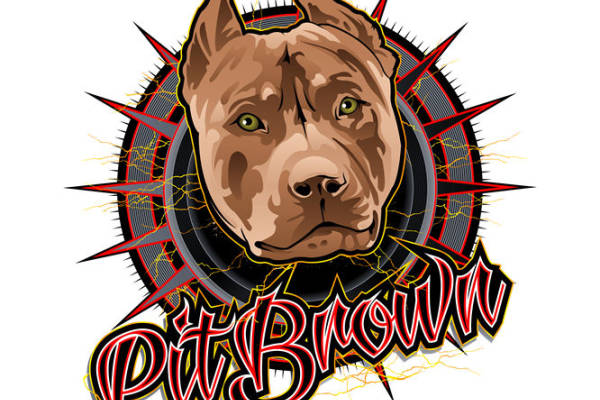 酷炫斗牛犬头像裁片印花，服装印花新选择