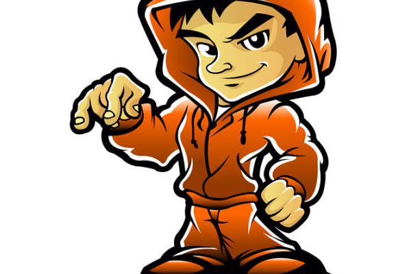 街头风潮流裁片印花设计，个性服装印花图案