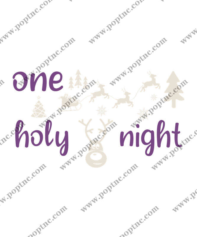 圣诞夜精灵:圣诞主题服装印花裁片